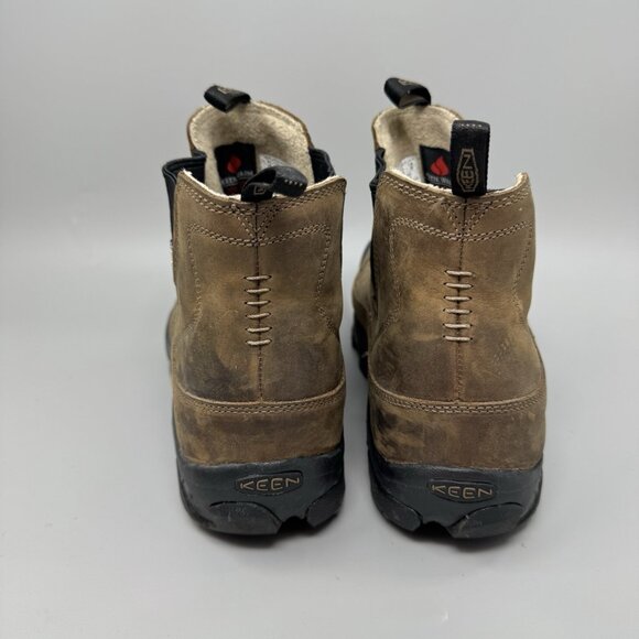 Keen Anchorage Mens Sz 12 Brown Outdoor Leather Waterproof Pull On Boots 1002758 main image 4
